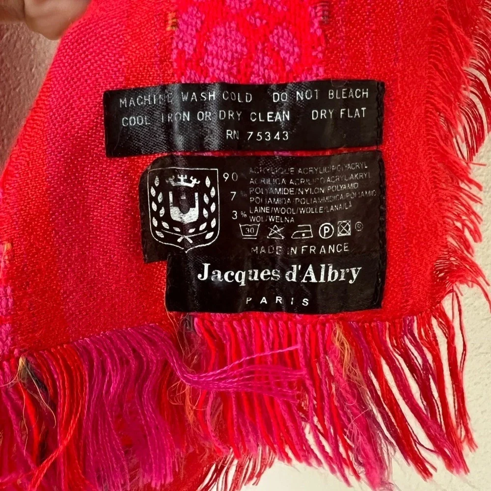 Jacques d’ Albry  Made in Paris Eyelash Scarf